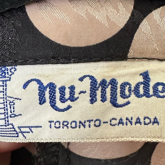 Vintage Nu-Mode made in Toronto Canada, polka dotted doubled breasted blazer. - Picture 3 of 5